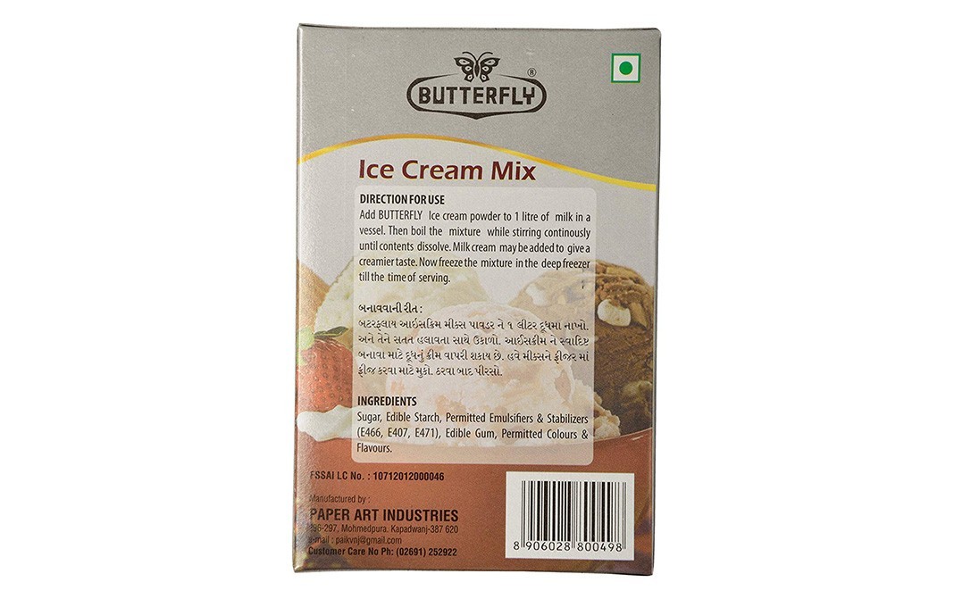 Butterfly Ice Cream Mix Vanilla    Pack  150 grams